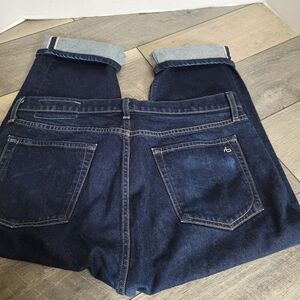 rag & bone Men's Indigo Straight Jeans Selvedged Waist 34" Inseam 28"